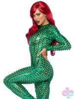 Laser Cut Metallic Catsuit
