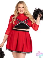 Plus Size PC Varsity Babe Costume by Leg Avenue — flirty themed lingerie costume