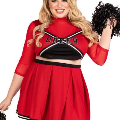 Plus Size PC Varsity Babe Costume by Leg Avenue — flirty themed lingerie costume