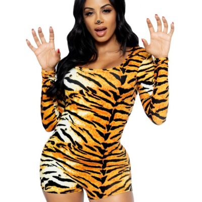 Tiger Costume 2 Piece Untamed Tiger Costume by Leg Avenue