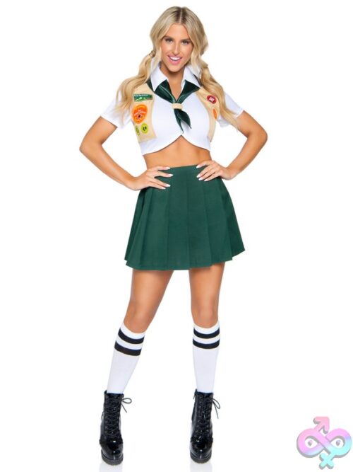 3 Piece Sexy Scout Costume