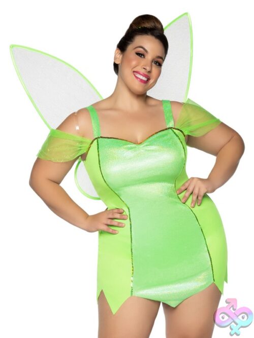 Pixie Costume Plus Size 4 Pc Pretty Pixie By Leg Avenue