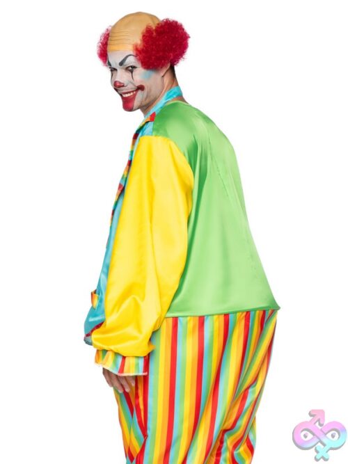 Mens 2 Pc Circus Clown Costume