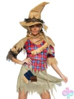 Scarecrow Cutie Costume 4-Piece Set by Leg Avenue
