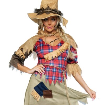 Scarecrow Cutie Costume 4-Piece Set by Leg Avenue