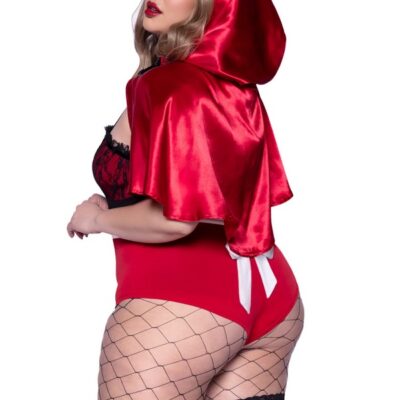 Plus Size 3 Pc Naughty Miss Red Costume