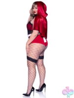 Plus Size 3 Pc Naughty Miss Red Costume