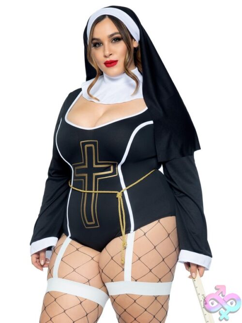 Plus Size 4 Pc Sister Sin Costume