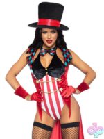 4 Piece Ring Mistress Costume ring detail by Leg Avenue