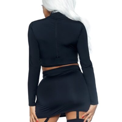 2 Piece Golden Skeleton Costume