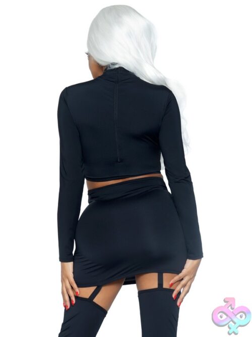 2 Piece Golden Skeleton Costume
