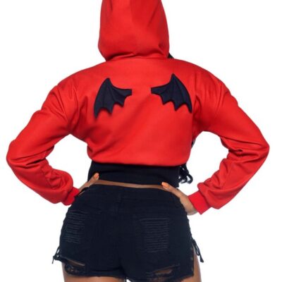 Devil Cropped Hoodie