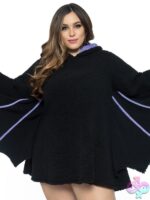 Plus Size 1 Pc Moonlight Bat Costume