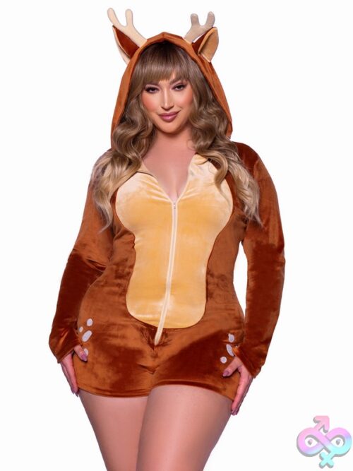 Plus Size 1 Pc Comfy Fawn Costume