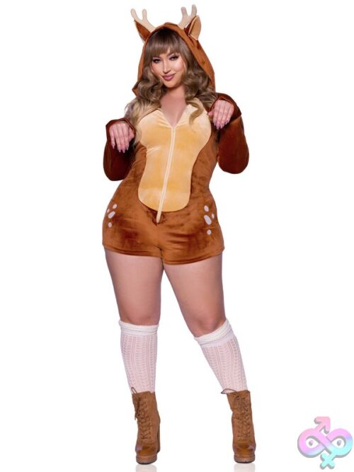Plus Size 1 Pc Comfy Fawn Costume