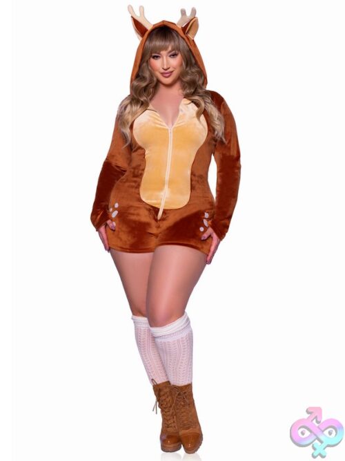 Plus Size 1 Pc Comfy Fawn Costume
