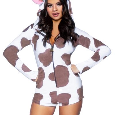 Cow costume one-piece comfy design by Leg Avenue for women