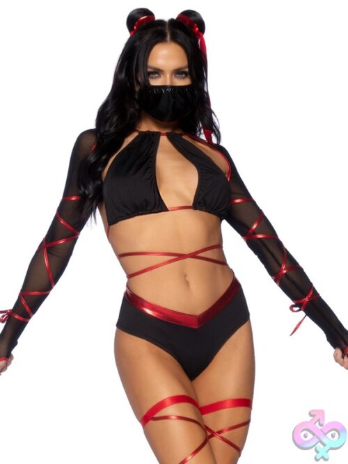 5 Piece Lethal Ninja Costume