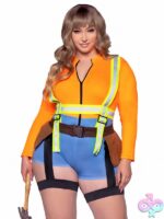 Plus Size 2 Pc Nailed It Construction Worker Costume by Leg Avenue