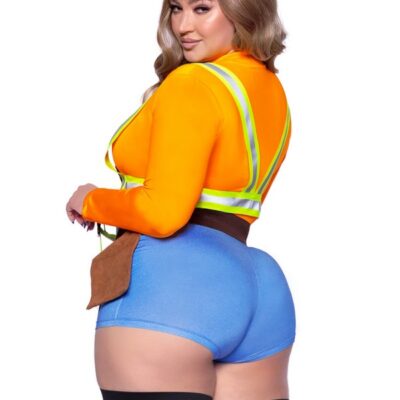Plus Size 2 Pc Nailed It Construction Worker Costume