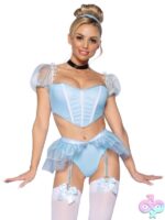 Slipper Cinderella 4 Piece Glass Slipper Cinderella by Leg Avenue