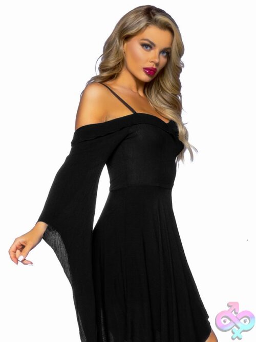 Cotton Gauze Bell Sleeved Peasant Dress