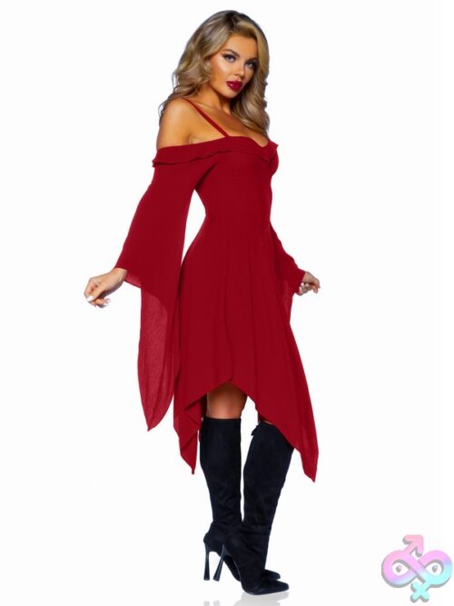Cotton Gauze Bell Sleeved Peasant Dress
