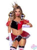 Wicked Wonderland Queen Costume 3 Piece Set by Leg Avenue
