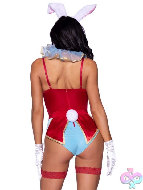 4 Piece Wonderland White Rabbit Costume