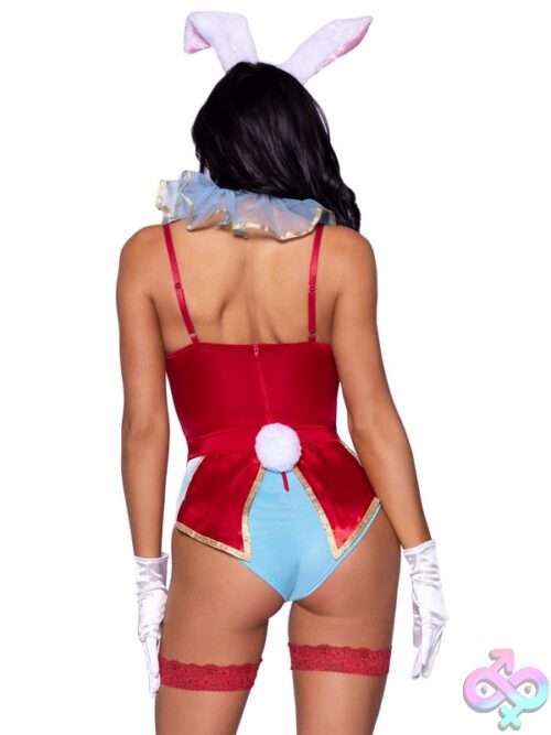 4 Piece Wonderland White Rabbit Costume