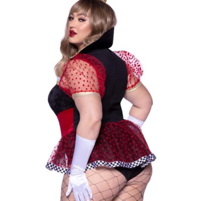 Plus Size 2 Pc Ravishing Red Queen Costume