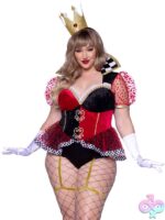 Plus Size 2 Pc Ravishing Red Queen Costume