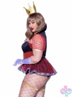 Plus Size 2 Pc Ravishing Red Queen Costume