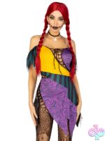 Rag Doll 3 Piece Darling Rag Doll Costume by Leg Avenue
