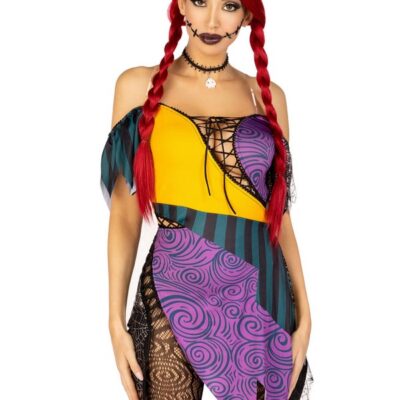 Rag Doll 3 Piece Darling Rag Doll Costume by Leg Avenue