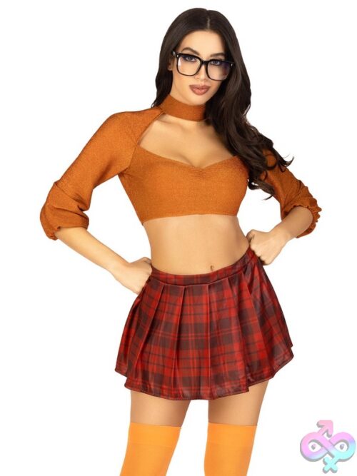 4 Piece Book Smart Babe Costume