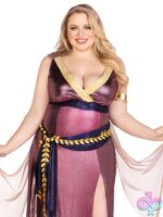 Plus Size PC Amethyst Goddess Costume by Leg Avenue — themed lingerie costume