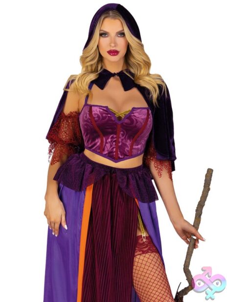Black Magic Babe Costume 3 Piece Set by Leg Avenue