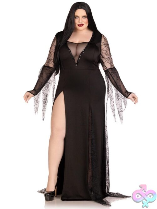 Plus Size 1 Pc Spooky Beauty Costume