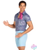 Mens 3 Pc Mr Malibu Costume