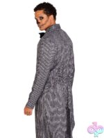 Mens 2 Pc Pinstriped Tux Costume