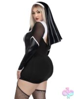 Plus Size 2 Pc Holy Hottie Costume