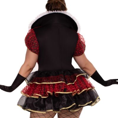 Plus Size 2 Pc Queen of Hearts Costume