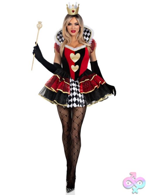 2 Piece Queen Of Hearts Costume
