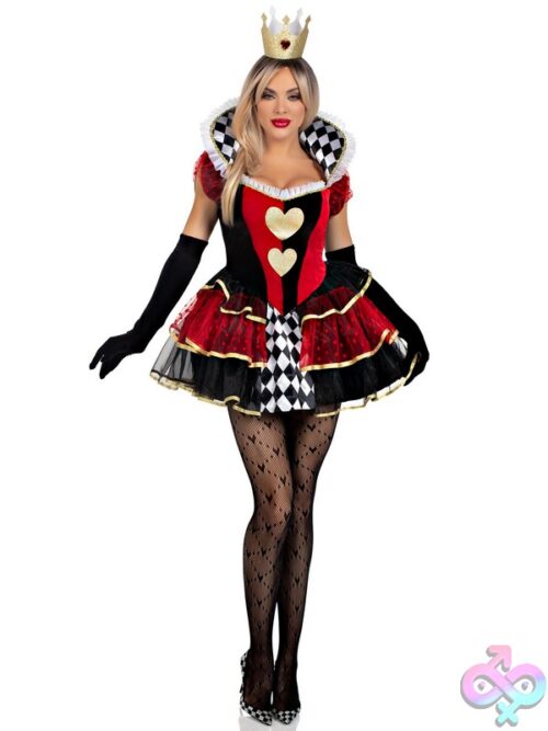 2 Piece Queen Of Hearts Costume