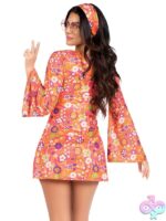 6 Piece Hippie Chick Costume