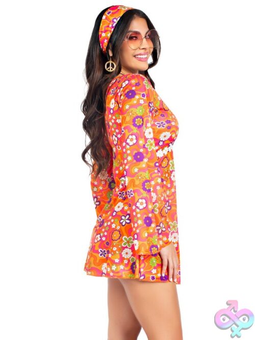 6 Piece Hippie Chick Costume