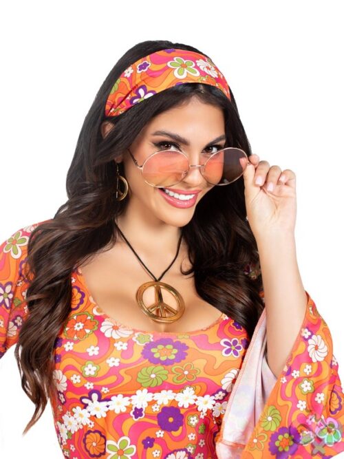 6 Piece Hippie Chick Costume