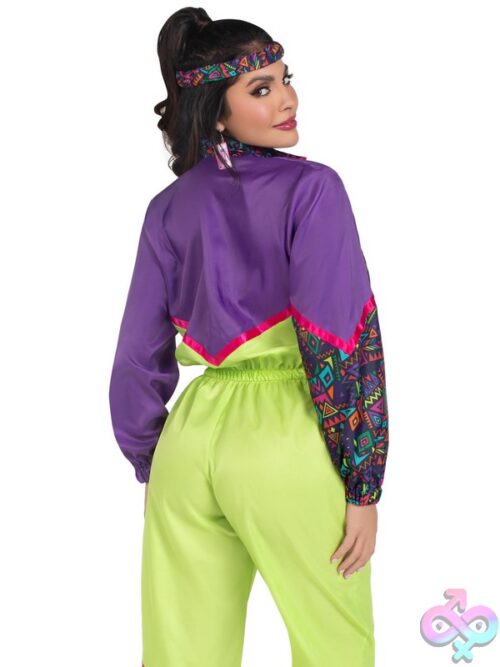 2 Piece Rad 80S Tracksuit Costume