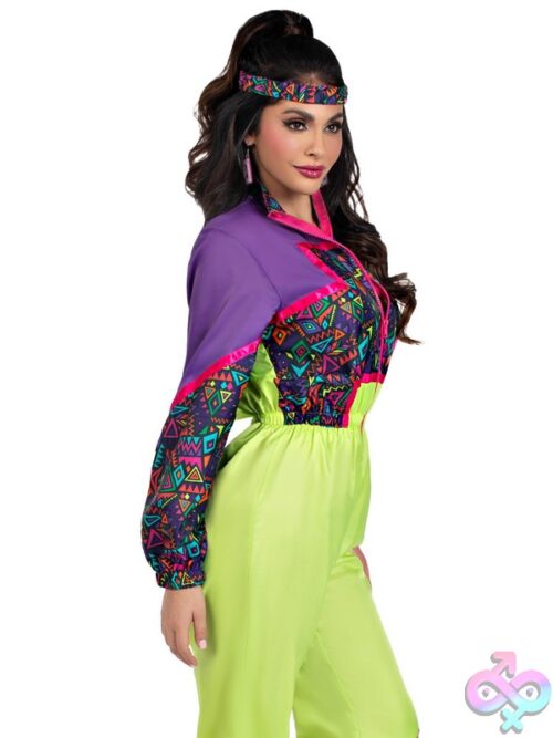2 Piece Rad 80S Tracksuit Costume